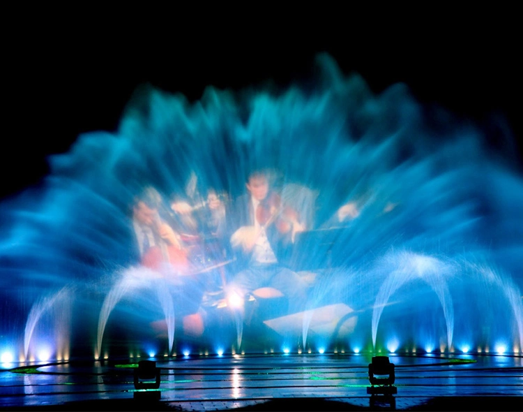 Wonderful Lake Show Laser Projector Water Screen Movie Fountain