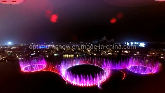 Lago Grande Flutuante ao Ar Livre Digital Water Dance Fountain Music Water Dance Fountain